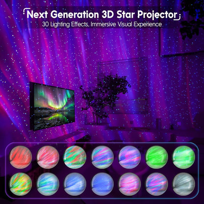 Rossetta Star Projector, Galaxy Projector for Bedroom Nebula Night Light Projector with White Noise, Bluetooth Speaker, Timer and Remote, Kids Room Decor, Birthday, Party, Gifts for Kids Teens Adults