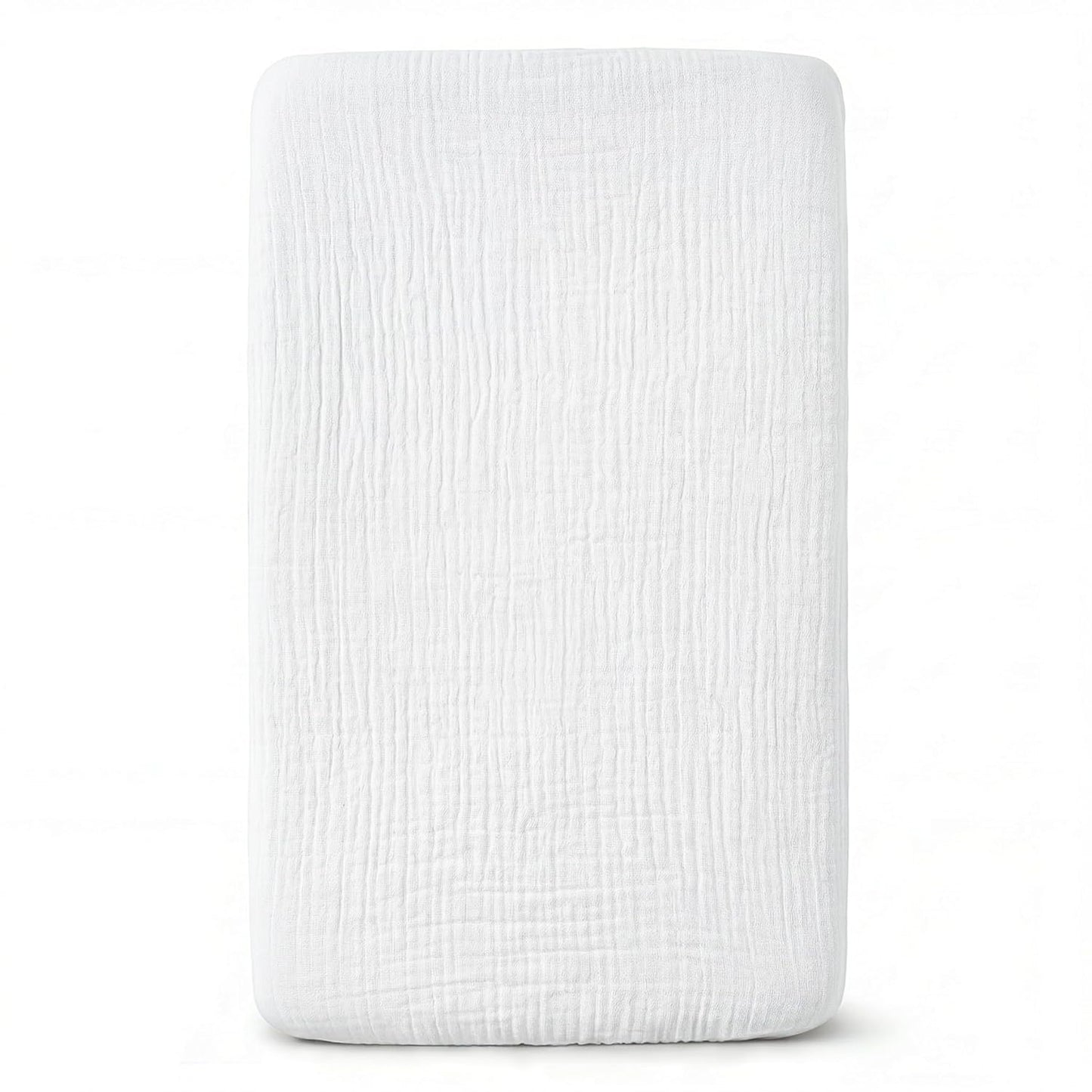 Muslin Bassinet Sheet Compatible with Maxi-COSI Iora & Iora Air Bedside Sleeper - 100% Cotton Rectangular Mattress Pad Cover (33"x20"), Breathable & Soft, Boho (1 Pack Blue)