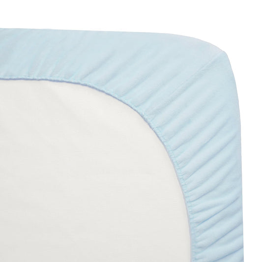 American Baby Company Heavenly Soft Chenille Fitted Pack N Play Playard Sheet 27" x 39", Warm and Cozy Chenille Pack and Play Sheet, White, for Boys and Girls, Fits Most Mini Crib Mattresses