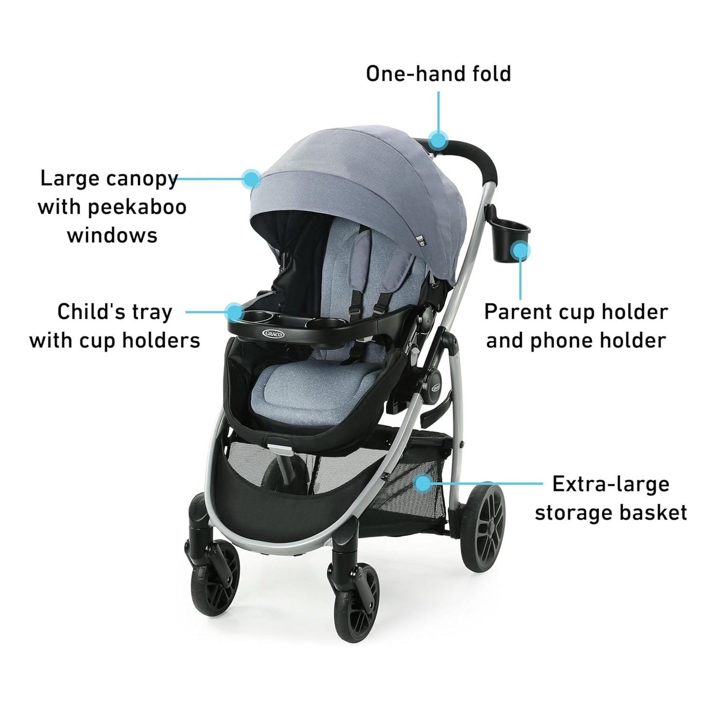 Graco® Modes™ Pramette Travel System, Ellington