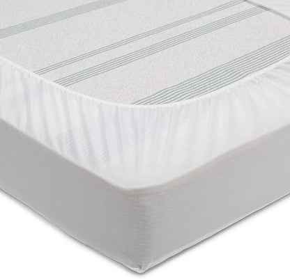 Serta Sertapedic Crib Mattress Protector with Nanotex Stain Repel and Release – Washable and Waterproof Mattress Pad Cover – Essentials for Newborn Baby and Toddler, 52"x 28", White