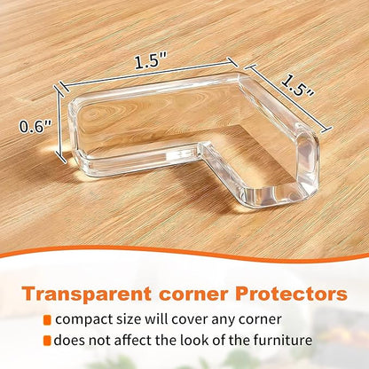 Corner Guards, (16 Pack) Corner Protectors Baby Proof Corners and Edges Furniture Table Protectors Corner Covers Baby Safety Bumpers Cushion, Baby Proofing, Clear