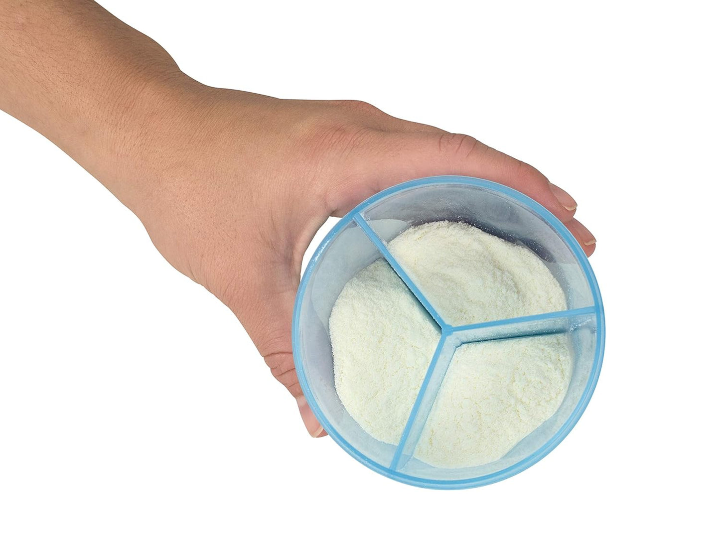 Dr. Brown's Travel Formula Dispenser with Lid, BPA Free - Blue - Holds 27oz