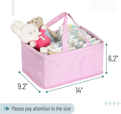 Mr. Pen- Baby Diaper Caddy Organizer, Blue, Baby Caddy Organizer with Handle, Compact Size, Collapsible & Portable