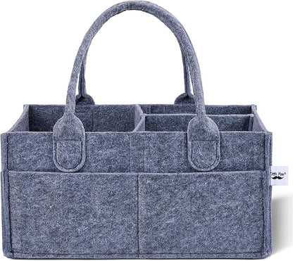 Mr. Pen- Baby Diaper Caddy Organizer, Charcoal Gray, Car Diaper Caddy, Baby Caddy Organizer, Portable Diaper Caddy, Diaper Organizer for Changing Table, Baby Organizer for Nursery