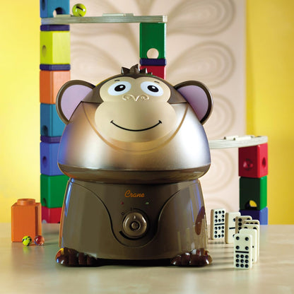 Crane Cute Animal Humidifier for Kids Bedroom and Nursery, Ultrasonic Cool Mist, 1 Gallon, Auto Shut Off, Cool Mist Humidifier