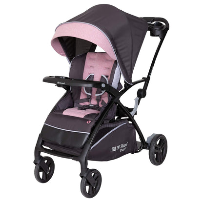 Baby Trend Sit N' Stand® Double 2.0 Stroller, Dash Black