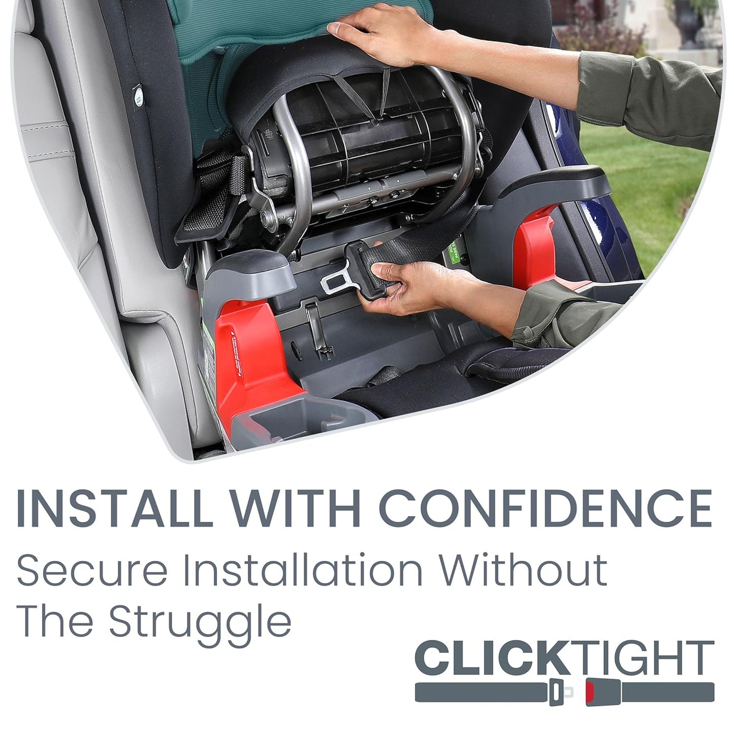 Britax Grow with You ClickTight Harness-2-Booster Car Seat, Cool N Dry - Cool Flow Moisture Wicking Fabric
