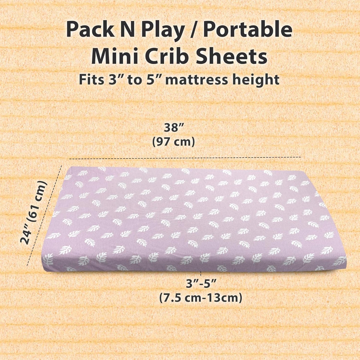 3-Pack Bedside Sleeper Bassinet Sheets | GOTS Certified Organic 100% Muslin Cotton | Ultra Soft & Breathable | 33×20×4” Fitted Sheets | Universal Fit 29–33” x 17–21” Pads