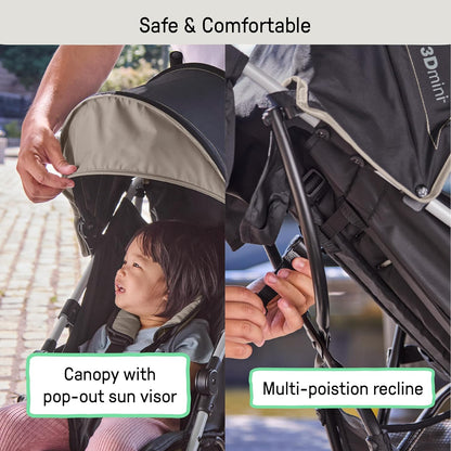 Ingenuity 3D Mini Stroller Rain Cover, Baby Weather Shield for Rain, Wind & Snow, Fits 3D Mini Strollers, Vented Airflow, Clear Visibility, Easy Install & Storage – Clear