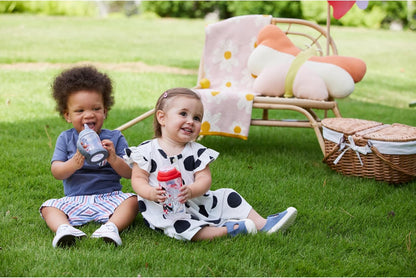NUK Active Sippy Cup, 10 oz, 2 Pack, Disney's Cars, Lightning McQueen, BPA-Free, Spill-Proof, Transition Cup