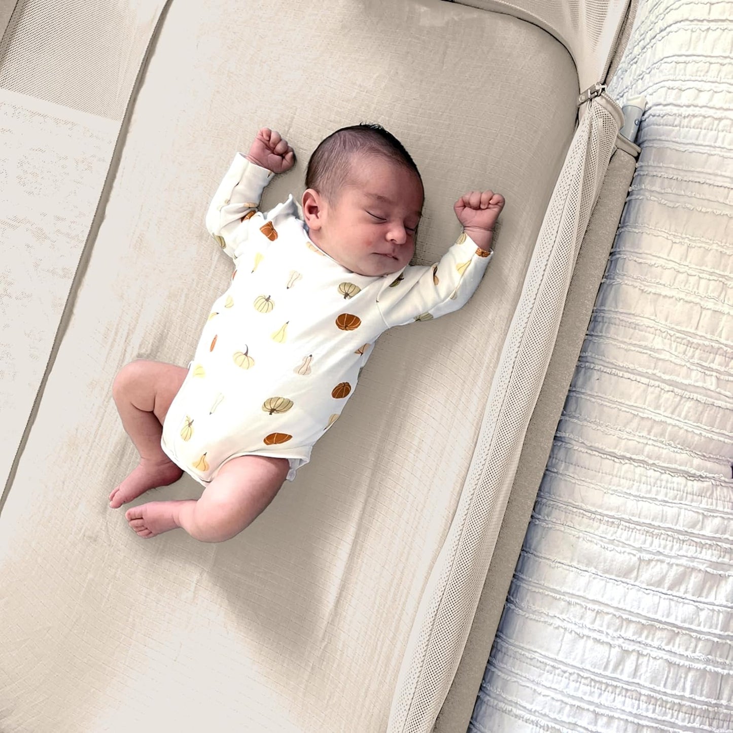 Newton Baby Fitted Sheets for Bassinet & Bedside Sleeper, Essential Bassinet (2-Pack) - Ultra-Breathable, Washable and Ultra-Soft, 100% Muslin, 19" x 35" - Grey