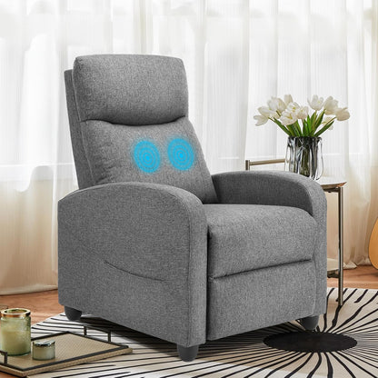 Sweetcrispy Recliner Chair, 360 Swivel Rocker Chair for Adults, Glider Rocker Recliners, Nursery Chairs for Living Room, High Back, Upholstered Deep Seat, Classical Brown