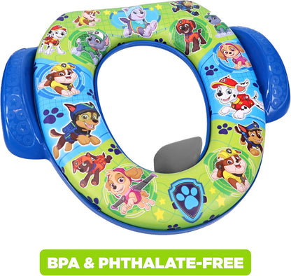 Nickelodeon PAW Patrol "Mission Paw" Soft Potty Seat and Potty Training Seat - Soft Cushion, Baby Potty Training, Safe, Easy to Clean