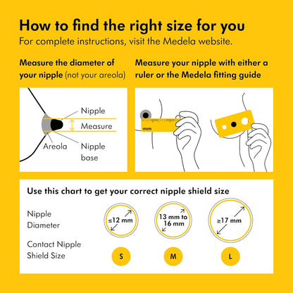 Medela Contact Nipple Shields for Breastfeeding