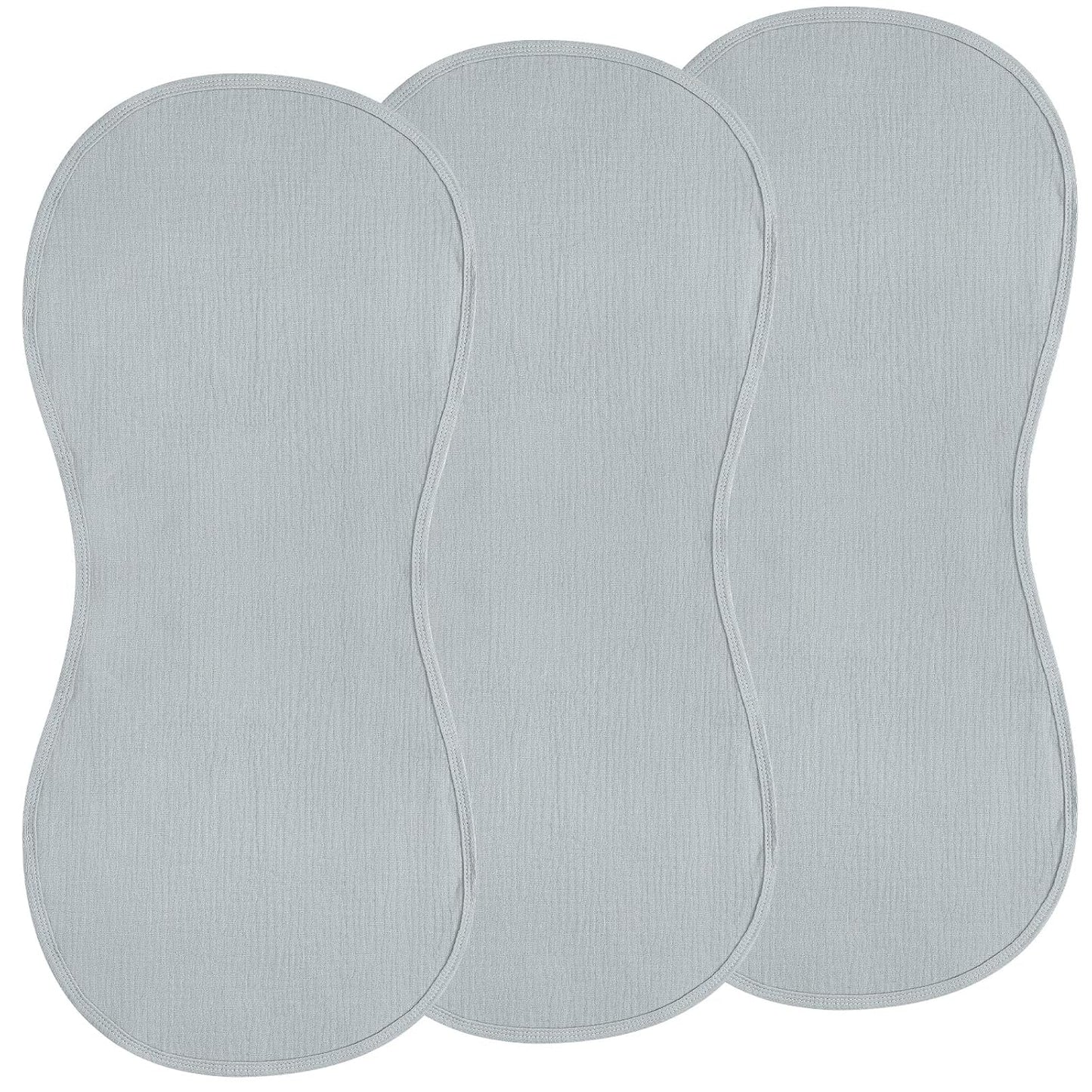 Hahafelt 3 Pcs Changing Pad Liners Fits in Peanut Shape Changing Pad Waterproof Diaper Mats Organic Cotton Peanut Mats are Warm on Baby's Back, Washable Reusable (Starry Style,Multicolor)