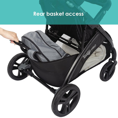 Baby Trend Tango PRO Travel System with Secure-Lift Infant Car Seat, Dash Black