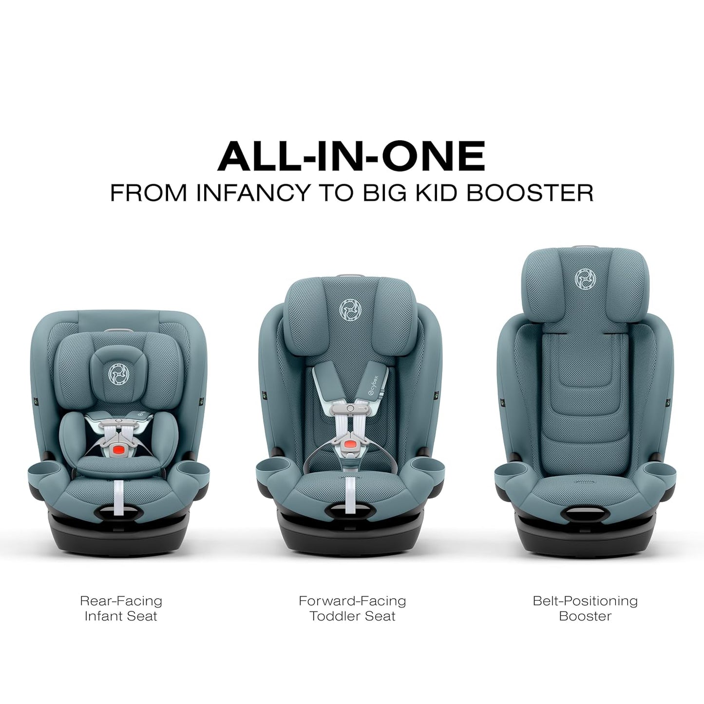 Callisto G 360 Rotating All-in-One Convertible Car Seat - Stormy Blue