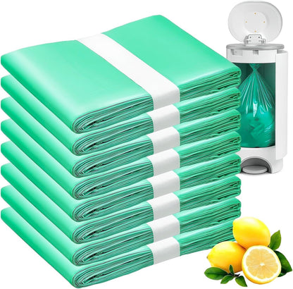 Compatible with Diaper Dekor Plus Diaper Pail Refills | Lemon Scent 2 Count | Extra Thick Leak Proof Odor Control | Most Economical Refills for Diaper Dekor Classic & Eko Style Pails