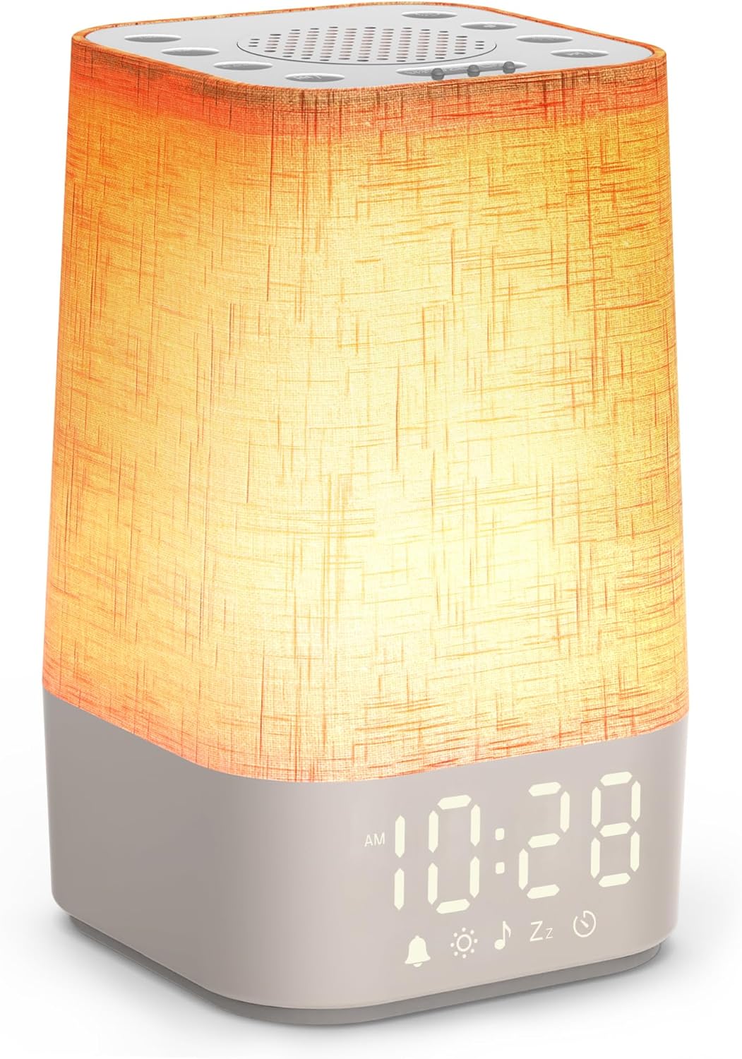 Sound Machine White Noise Machine with 30 Soothing Sounds, Sleep Timer, Dimmable Bedside Lamp Night Light Clock, Sunrise Alarm Clock Wake Up Light for Bedrooms, Baby, Kids, Adults, Heavy Sleepers