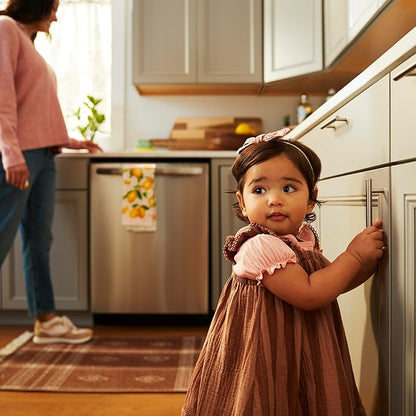 Safety 1st Adhesive Magnetic Cabinet Locks, Includes 12 Child Locks for Cabinets & Drawers, 2 Keys, White
