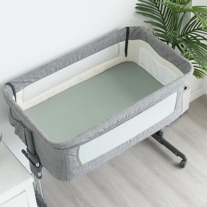 Baby Bassinet Sheets 4 Pack Fit for Baby Delight, Semphis, Kiniew, Jimglo, Cowiewie, JevrJeur, Newton Baby, AirClub, Mika Micky, Ezebaby and Besrey Bassinet, Green