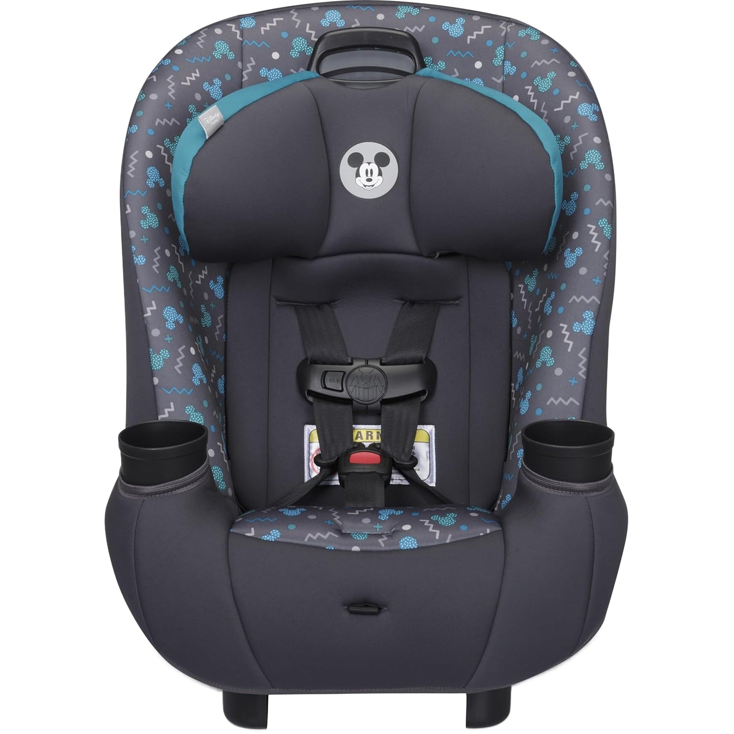 Disney Baby Ellaris 3-in-1 Convertible Car Seat, Slim Fit Design, Rear & Forward-Facing, 5-Position Headrest, 3-Across Fit, Travel-Friendly with Machine-Washable Seat Pad, Minnie Charm