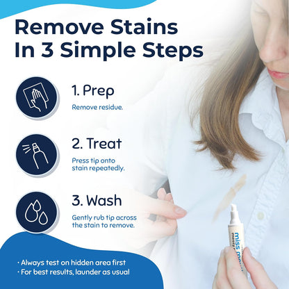 Miss Mouth's Messy Eater Stain Treater Spray - 4oz Stain Remover - Newborn & Baby Essentials - No Dry Cleaning Food, Grease, Coffee Off Laundry, Underwear, Fabric