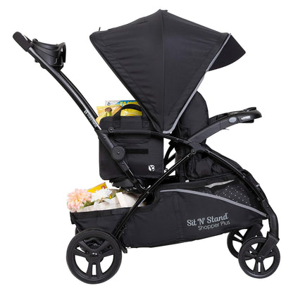 Baby Trend Sit N' Stand® Double 2.0 Stroller, Dash Black