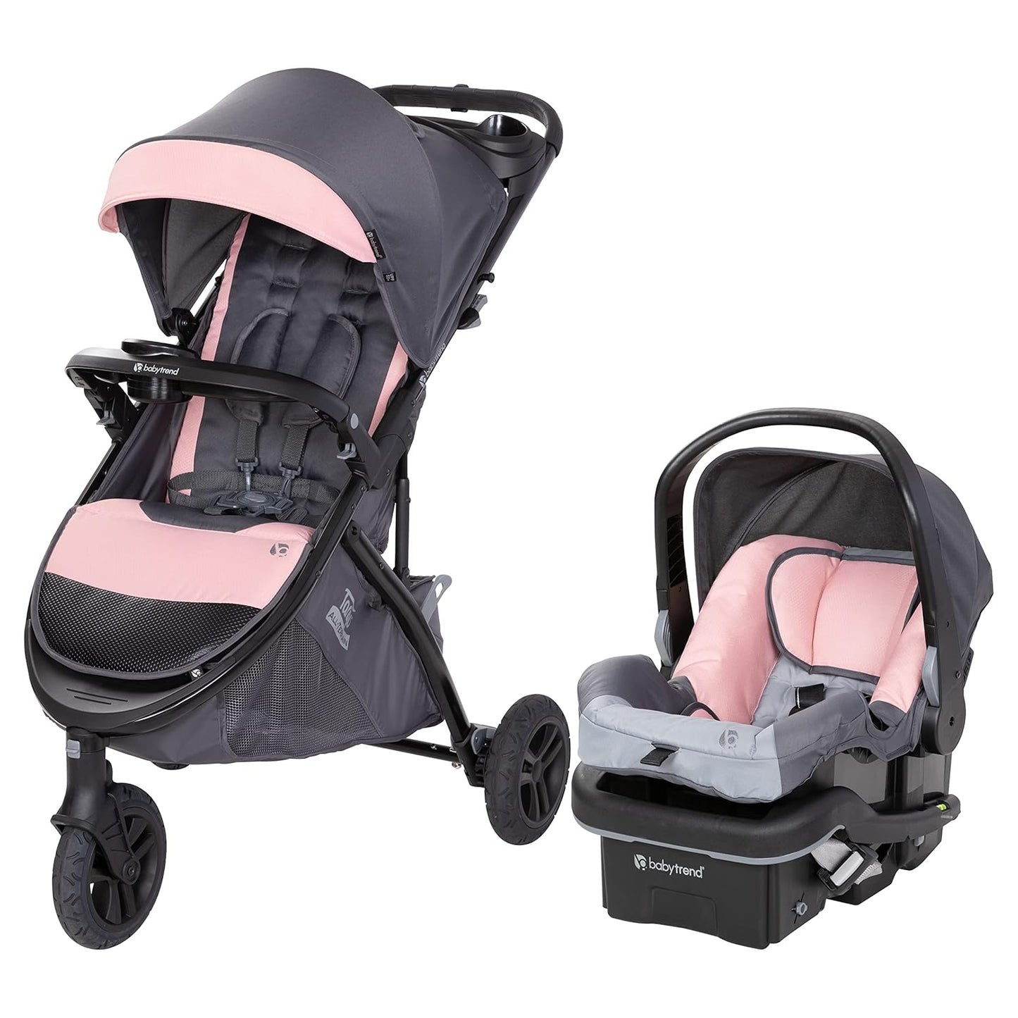 Baby Trend Tango PRO Travel System with Secure-Lift Infant Car Seat, Dash Black