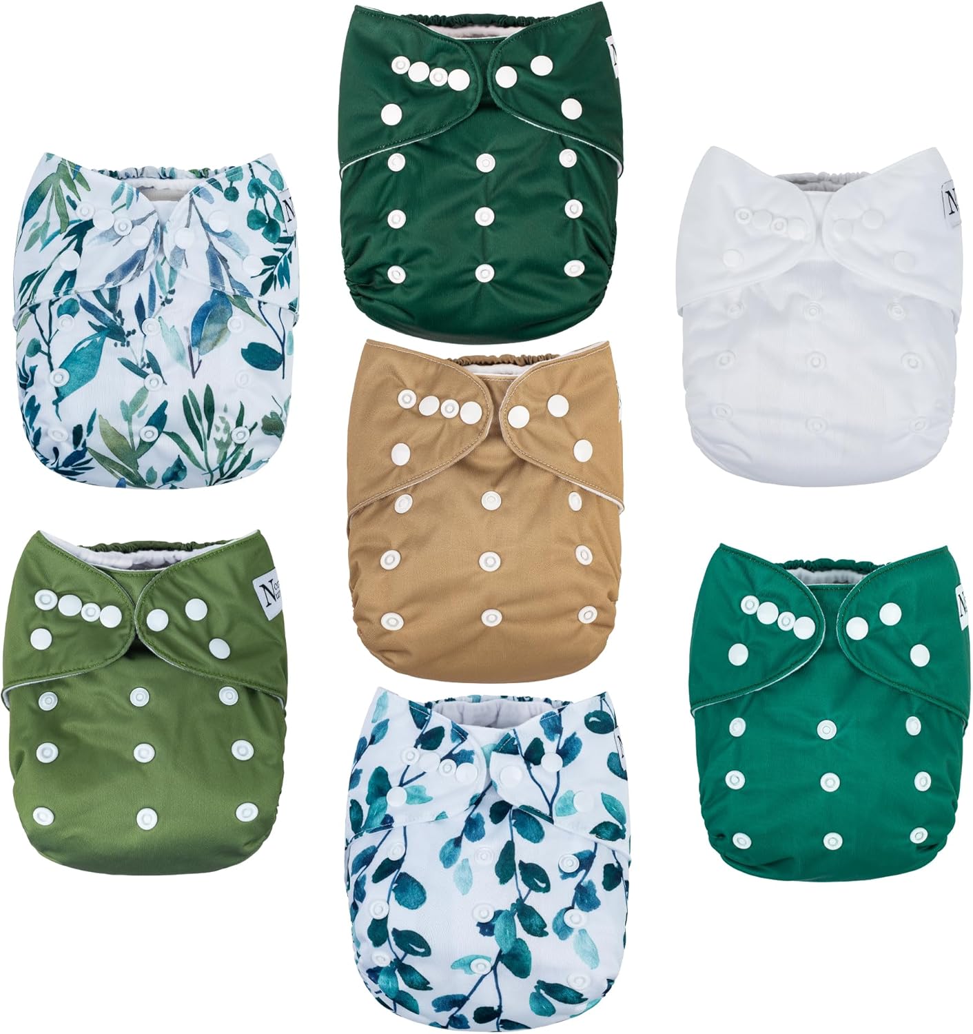 Nora's Nursery Morning Dew Cloth Diapers +Nora's Nursery Pail Liner for Cloth Diapers