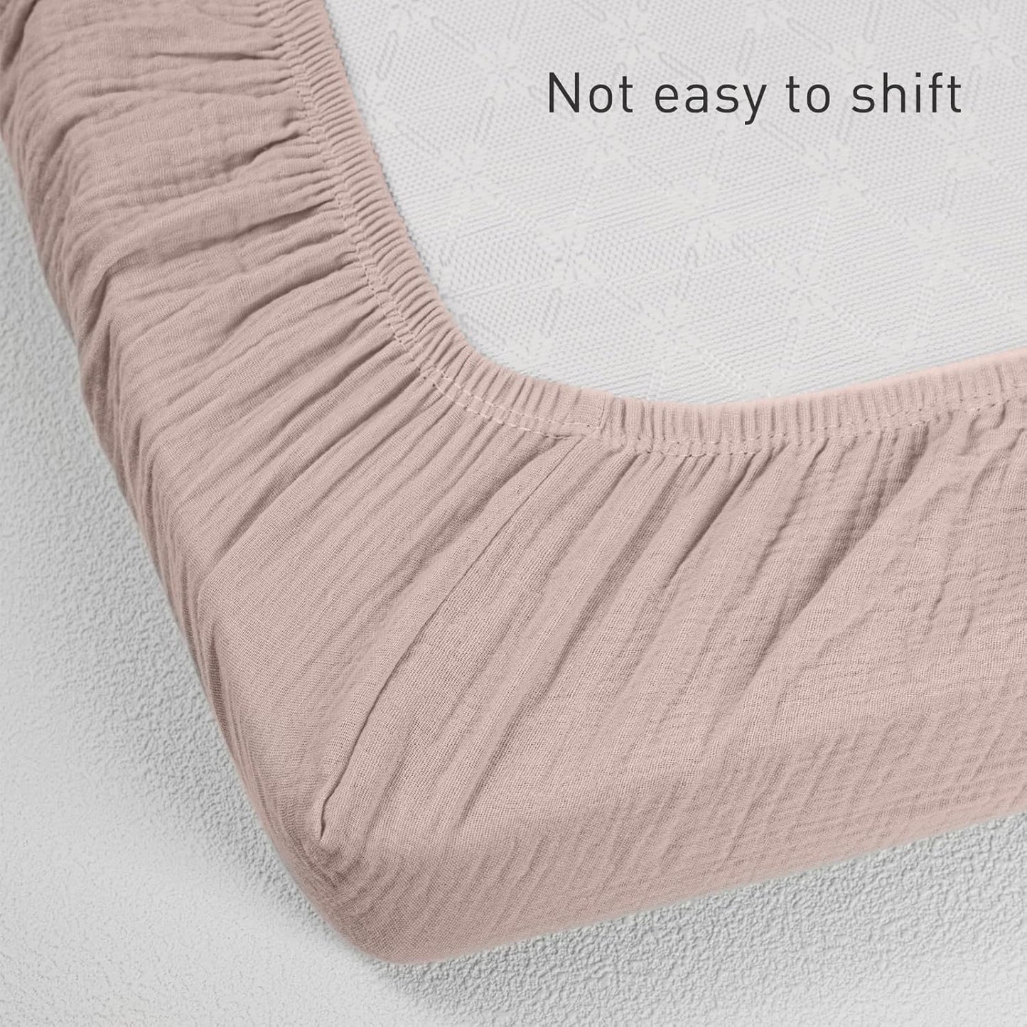 Muslin Bassinet Fitted Sheets 2 Pack, Soft Breathable Cotton Baby Bassinet Mattress Sheet Set, 360° Elastic Snug Fit, Universal for Oval, Rectangle & Hourglass Cradle, Unisex Baby Bedding (Cute Cars)