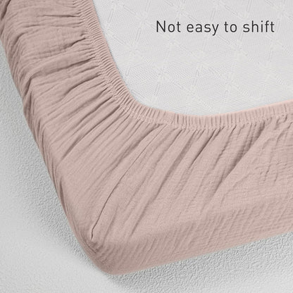Muslin Bassinet Fitted Sheets 2 Pack, Soft Breathable Cotton Baby Bassinet Mattress Sheet Set, 360° Elastic Snug Fit, Universal for Oval, Rectangle & Hourglass Cradle, Unisex Baby Bedding (Cute Cars)