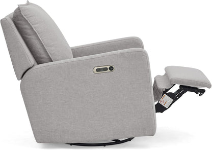 babyGap Harlowe Power Recliner with USB-A and Type-C Ports by Delta Children - Greenguard Gold Certified – Stain-Resistant Performance Fabric is Oeko-TEX Standard 100 Certified, Sand