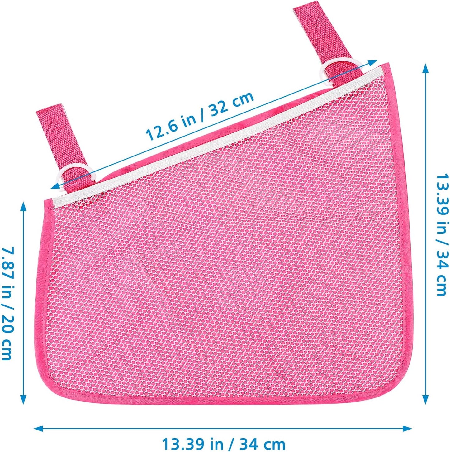 Accmor Universal Stroller Organizer, Side Sling Stroller Organizer, Mesh Cargo Net Stroller Storage Caddy Accessories, Stroller Bag Accessories Fits for Uppababy, Nuna, Baby Jogger, Doona Strollers