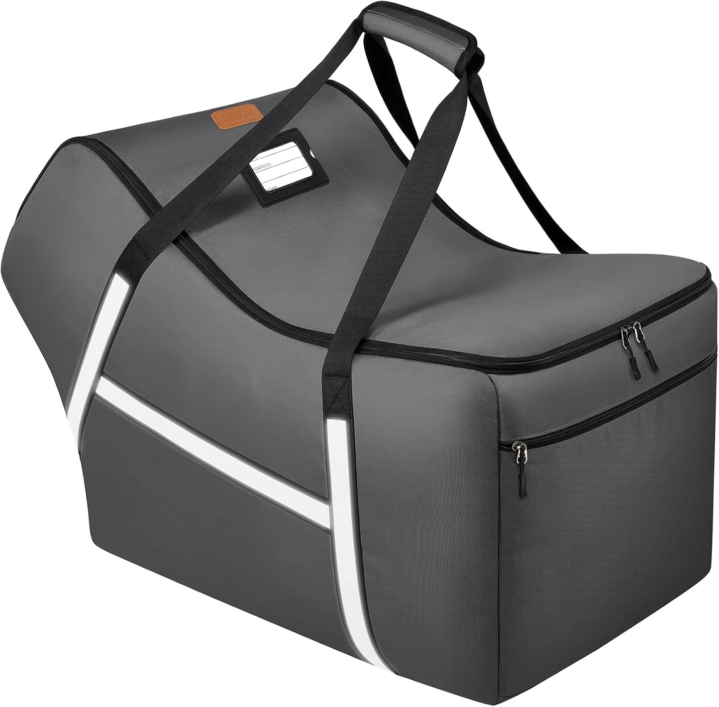 Infant Car Seat Travel Bag for Airplane Compatible with All Nuna Pipa Car Seat and Base,Chicco KeyFit 30 and Base, Padded Car Seat Bags for Air Travel,Car Seat Gate Check Bag with Side Pocket, Black