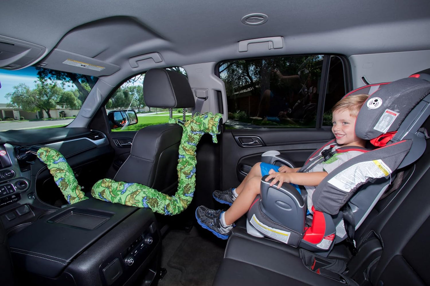The Noggle-Making The Backseat Cool Again-Quick & Easy to Use Car Travel Accessories for a Comfy Ride Summer or Winter-Air Vent Extender Hose Directs Cool or Warm Air to Your Kids - 8ft, Black Ice