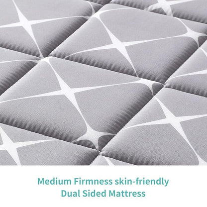 Premium Hypoallergenic Baby Crib Mattress and Toddler Mattress - 52" x 27.6" x 5" - Breathable - Firm Soft - Fits Standard Cribs and Toddler Beds