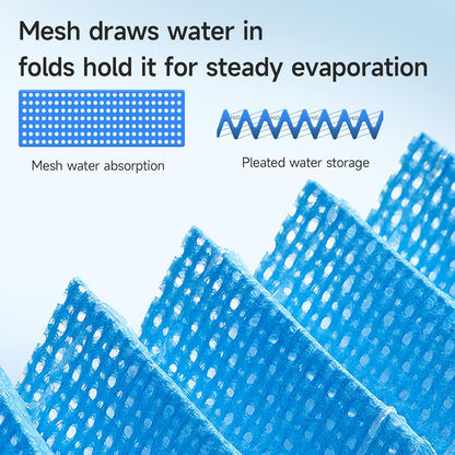 Upgrade Humidifier Replacement Filter Compatible with Canopy Bedside and Nursery Humidifier, Blue Spunlace Nonwoven Washable Filter, 4-Pack