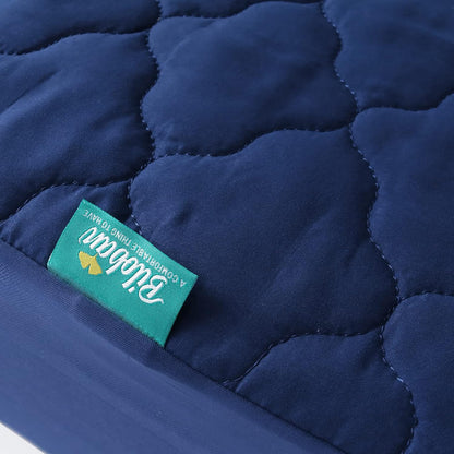Pack and Play Sheets Mattress Pad Protector Fitted Waterproof Playard Mattress Cover, Compatible with Graco Pack n Play & Dream On Me & Pamo Babe, Playpen/Playard Sheet Quilted, Gray, 39" x 27"