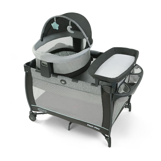 Graco Pack 'n Play Day2Dream Travel Bassinet Playard Features Portable Bassinet Diaper Changer and More (Lo, Lo)