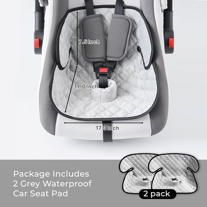 2 Pack Waterproof Piddle Pads Carseat Potty Training Car Seat Protector Waterproof Car Seat Liner Cover to Prevent Pee