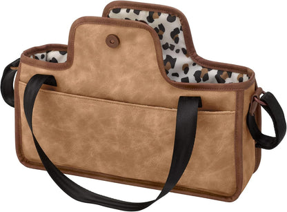 Petunia Pickle Bottom Wander Stroller Caddy, Perfect Baby Caddy for Organization, Multiple Carry Positions, Fits Most Strollers, Brioche