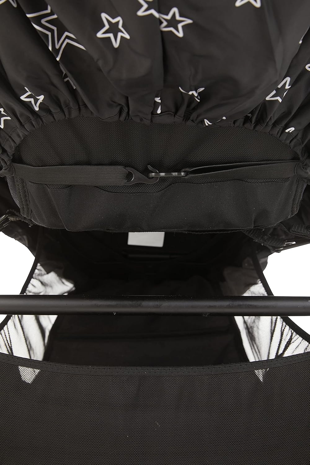 Stroller Rain Cover Universal, Baby Travel Weather Shield, Windproof Waterproof, Protect from Dust Snow (Black)