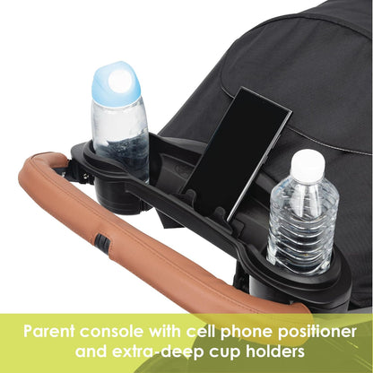Baby Trend Tango PRO Travel System with Secure-Lift Infant Car Seat, Dash Black