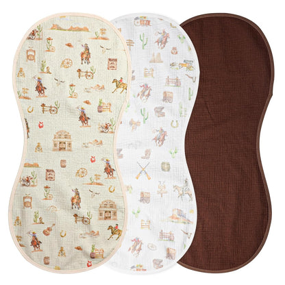 Hahafelt 3 Pcs Changing Pad Liners Fits in Peanut Shape Changing Pad Waterproof Diaper Mats Organic Cotton Peanut Mats are Warm on Baby's Back, Washable Reusable (Starry Style,Multicolor)