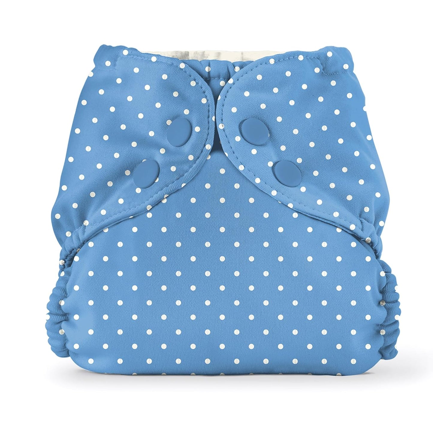 Esembly Cloth Diaper Cover - Reusable Swim Diaper, Waterproof, Breathable - Adjustable Outer Layer Over Absorbent Inner for Blowout Protection - Sea Glass, Size 2 (18-35lbs)
