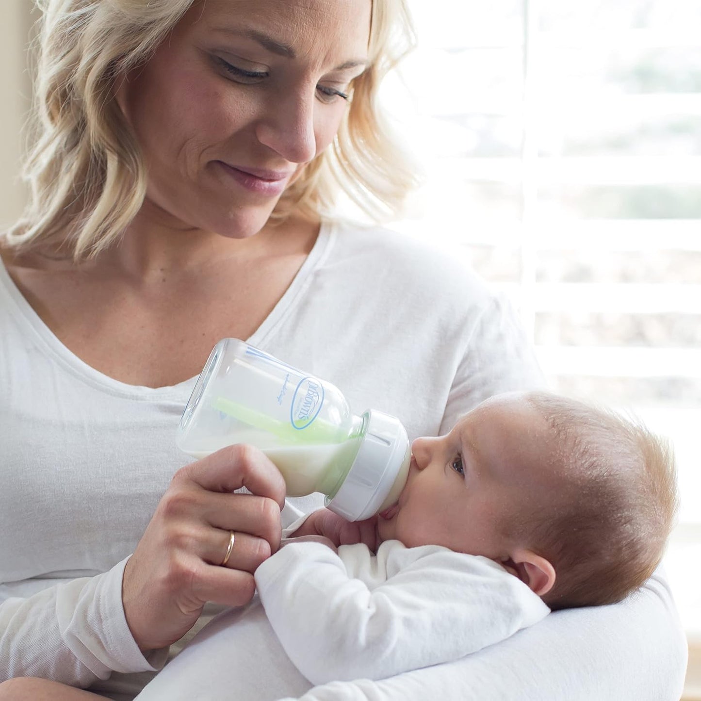 Dr. Brown's Breastfeeding Baby Bottles, Options+ Wide-Neck Breast to Bottle Feeding Set