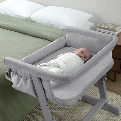 Delta Children - babyGap Whisper Bedside Bassinet, Oatmeal