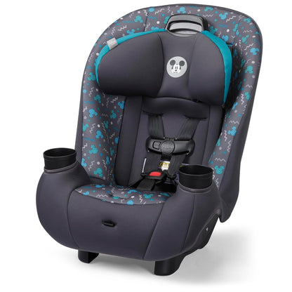 Disney Baby Ellaris 3-in-1 Convertible Car Seat, Slim Fit Design, Rear & Forward-Facing, 5-Position Headrest, 3-Across Fit, Travel-Friendly with Machine-Washable Seat Pad, Minnie Charm